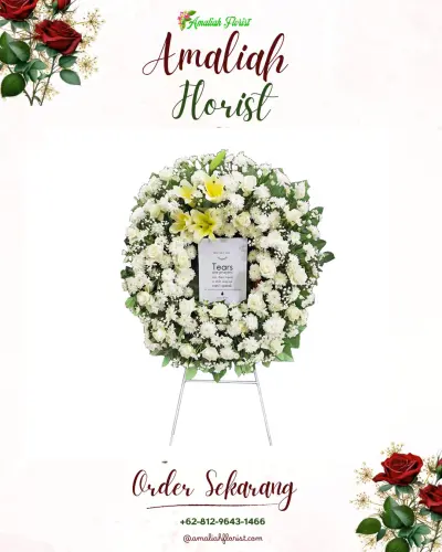 Krans Bunga Duka Cita di Tambangan