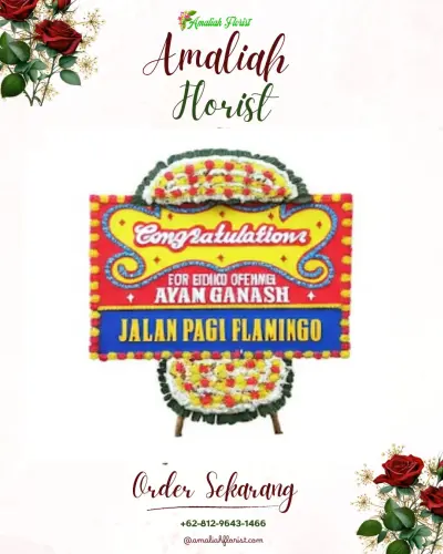 Bunga Papan Congratulation di Tambangan